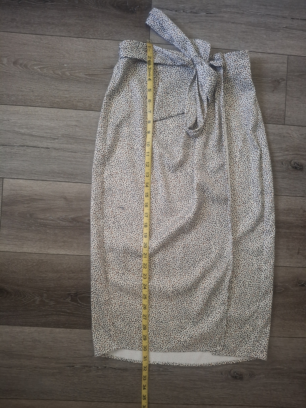 AFRM Leopard Print Wrap Skirt